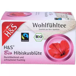 H&amp;S Organic Hibiscus Flower Filter Bag, 20X1.75 g