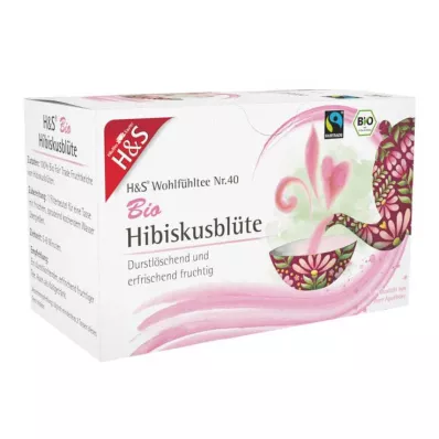 H&S Organic Hibiscus Flower Filter Bag, 20X1.75 g H&S Organic Hibiscus Flower Filter Bag, 20X1.75 g