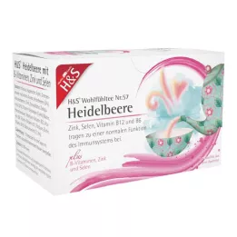 H&S Blueberry with B Vitamins Zinc and Selenium Puff, 20X2.5 g