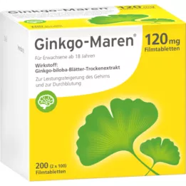 GINKGO-MAREN 120 mg film-coated tablets, 200 pcs