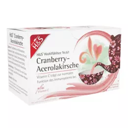 H&S Cranberry-Acerola Cherry with Vitamin C Fbtl., 20X2.8 g