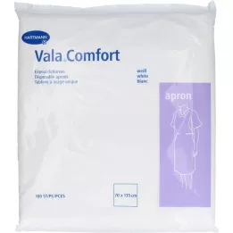 VALACOMFORT apron disposable aprons 70x135 cm white, 100 pcs