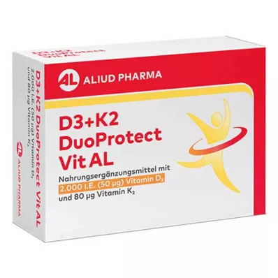 D3+K2 Duoprotect Vit AL 4000 IU/80 Μg capsules (30 pieces) D3+K2 Duoprotect Vit AL 4000 IU/80 Μg capsules (30 pieces)