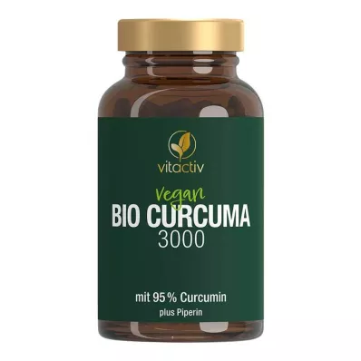 Curcuma 3000 organic capsules, 60 pieces