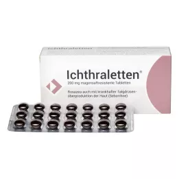 ICHTHRALETTEN 200 mg enteric-coated tablets, 84 pcs