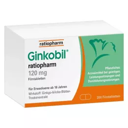 GINKOBIL-ratiopharm 120 mg film-coated tablets, 200 pcs