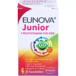 EUNOVA Junior chewable tablets with orange flavour, 30 pcs