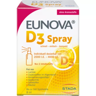 EUNOVA Vitamin D3 Spray, 8 ml