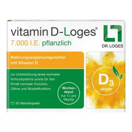 VITAMIN D-LOGES 7,000 I.U. herbal weekly depot, 30 pcs