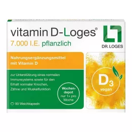 VITAMIN D-LOGES 7,000 I.U. herbal weekly depot, 90 pcs