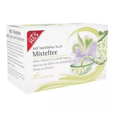 H&S Mistletoe Tea with Selenium and Vitamins Filter Bag, 20X2 g H&S Mistletoe Tea with Selenium and Vitamins Filter Bag, 20X2 g