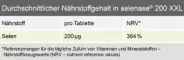 Instructions for use for Selenase 200 XXL tablets, 90 pcs - 3