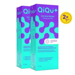 QIQU SOS Skin Repair Gel, 2X5 ml