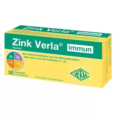 ZINK VERLA immune chewing tabs, 30 pcs ZINK VERLA immune chewing tabs, 30 pcs
