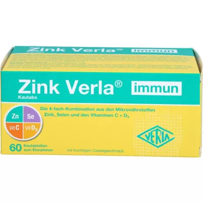 ZINK VERLA immune chewing tabs, 60 pcs
