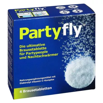 PARTYFLY Effervescent tablets, 4 pcs PARTYFLY Effervescent tablets, 4 pcs