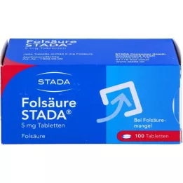 FOLSÄURE STADA 5 mg tablets, 100 pc
