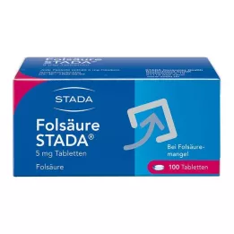 FOLSÄURE STADA 5 mg tablets, 100 pc