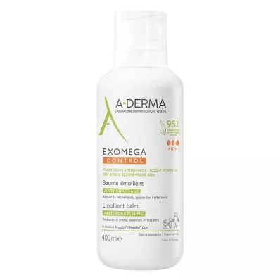 A-DERMA EXOMEGA CONTROL Balsam moisturising, 400 ml A-DERMA EXOMEGA CONTROL Balsam moisturising, 400 ml