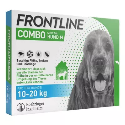 FRONTLINE Combo Spot on Dog M Lsg.for.application.to.skin, 3 pcs