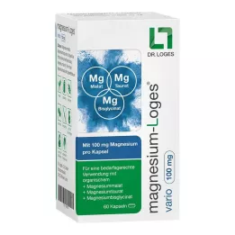 MAGNESIUM-LOGES vario 100 mg capsules, 60 pcs