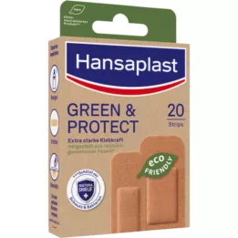 HANSAPLAST Green &amp; Protect plaster strips, 20 pcs