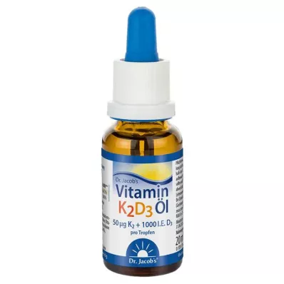 VITAMIN K2D3 oil Dr.Jacobs, 20 ml VITAMIN K2D3 oil Dr.Jacobs, 20 ml