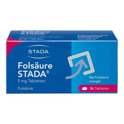 FOLSÄURE STADA 5 mg tablets, 56 pcs