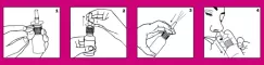 Instructions for use for Vividrin® Azelastine combination pack for hay fever & allergies, 1 p - 3