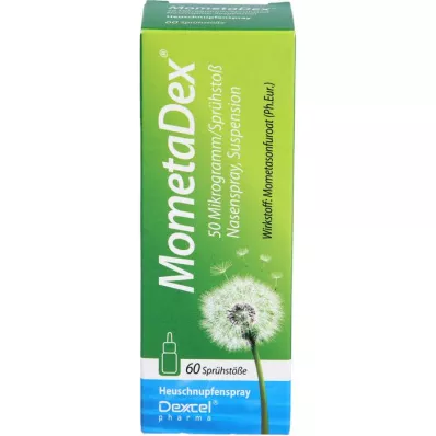 MOMETADEX 50 μg/spray nasal spray suspension 60 spray, 10 g