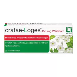 CRATAE-LOGES 450 mg Hawthorn film-coated tablets, 50 pcs