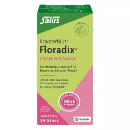 FLORADIX Iron Folic Acid Tablets, 84 Capsules