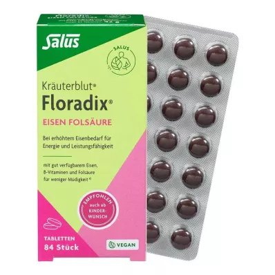 FLORADIX Iron Folic Acid Tablets, 84 Capsules FLORADIX Iron Folic Acid Tablets, 84 Capsules