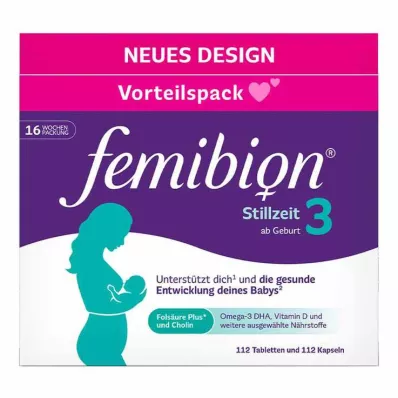 FEMIBION 3 Breastfeeding Combination Pack, 2X112 pcs