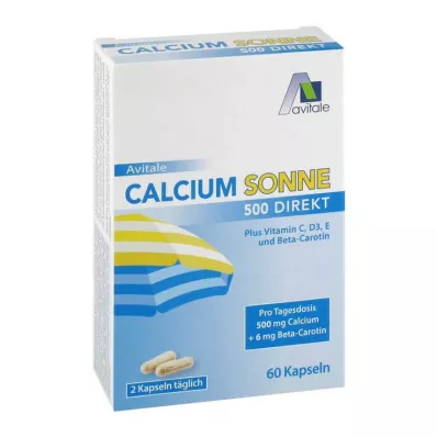 CALCIUM SONNE 500 capsules, 60 pc CALCIUM SONNE 500 capsules, 60 pc