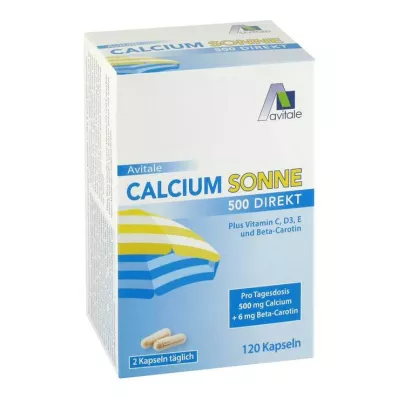 CALCIUM SONNE 500 capsules, 120 pcs CALCIUM SONNE 500 capsules, 120 pcs