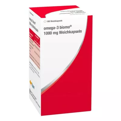 Omega-3 Biomo 1000 mg soft capsules, 100 pieces Omega-3 Biomo 1000 mg soft capsules, 100 pieces