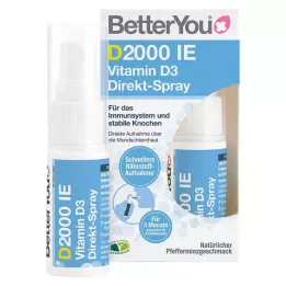 BETTERYOU 2000 I.U. vitamin D3 direct spray, 15 ml