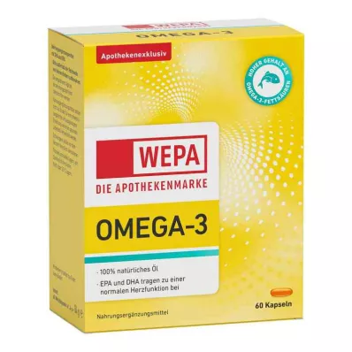 WEPA Omega-3 Capsules, 60 Capsules WEPA Omega-3 Capsules, 60 Capsules