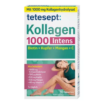 TETESEPT Collagen 1000 Intens Tablets, 30 pcs