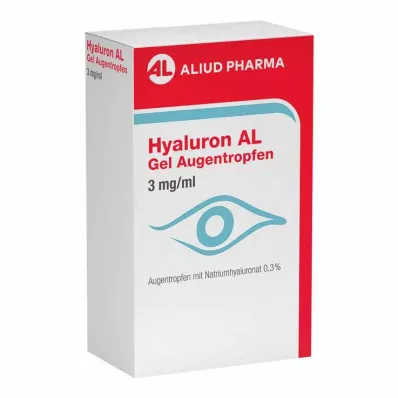HYALURON AL Gel eye drops 3 mg/ml, 2X10 ml HYALURON AL Gel eye drops 3 mg/ml, 2X10 ml