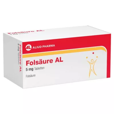 FOLSÄURE AL 5 mg tablets, 100 pc