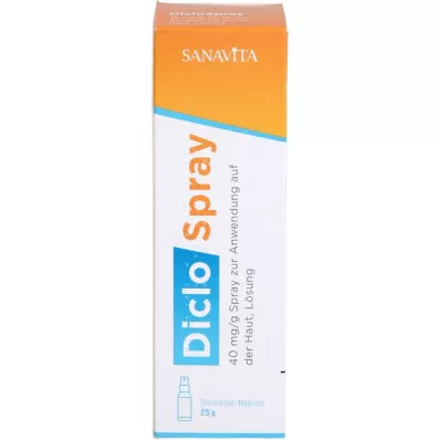 DICLOSPRAY 40 mg/g spray for skin application, 25 g