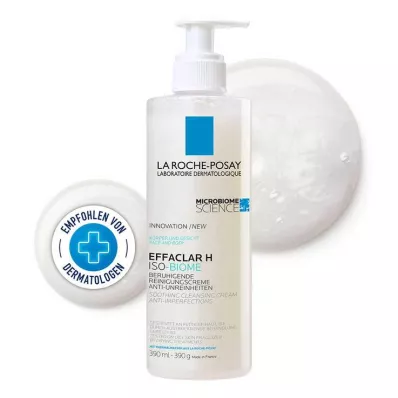 La Roche Posay Effaclar H Iso-Biome cleansing cream, 390 ml La Roche Posay Effaclar H Iso-Biome cleansing cream, 390 ml