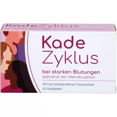 KADEZYKLUS for heavy bleeding.w.d.Menst 400mg FTA, 20 pcs