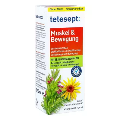 TETESEPT Muscle & Movement Bath, 125 ml TETESEPT Muscle & Movement Bath, 125 ml