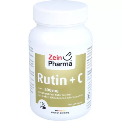 RUTIN 500 mg+C capsules, 120 pcs