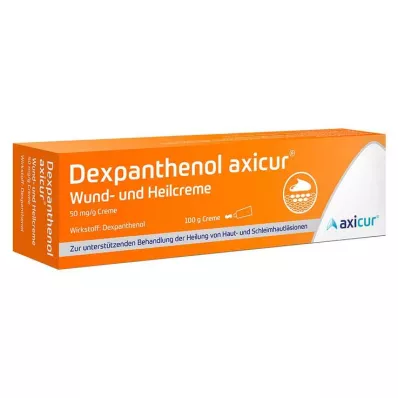 DEXPANTHENOL axicur wound and healing cream 50 mg/g, 100 g DEXPANTHENOL axicur wound and healing cream 50 mg/g, 100 g