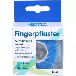 UM EASYPLAST Finger plaster, self-holding, 2.5 cm x 5 m, blue, 1 pc