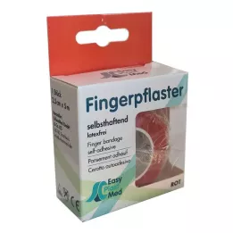 UM EASYPLAST Finger plaster, self-hardening, 2.5 cm x 5 m, red, 1 pc